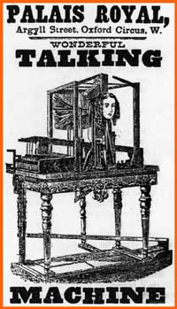 La machine parlante au Musée Barnum
